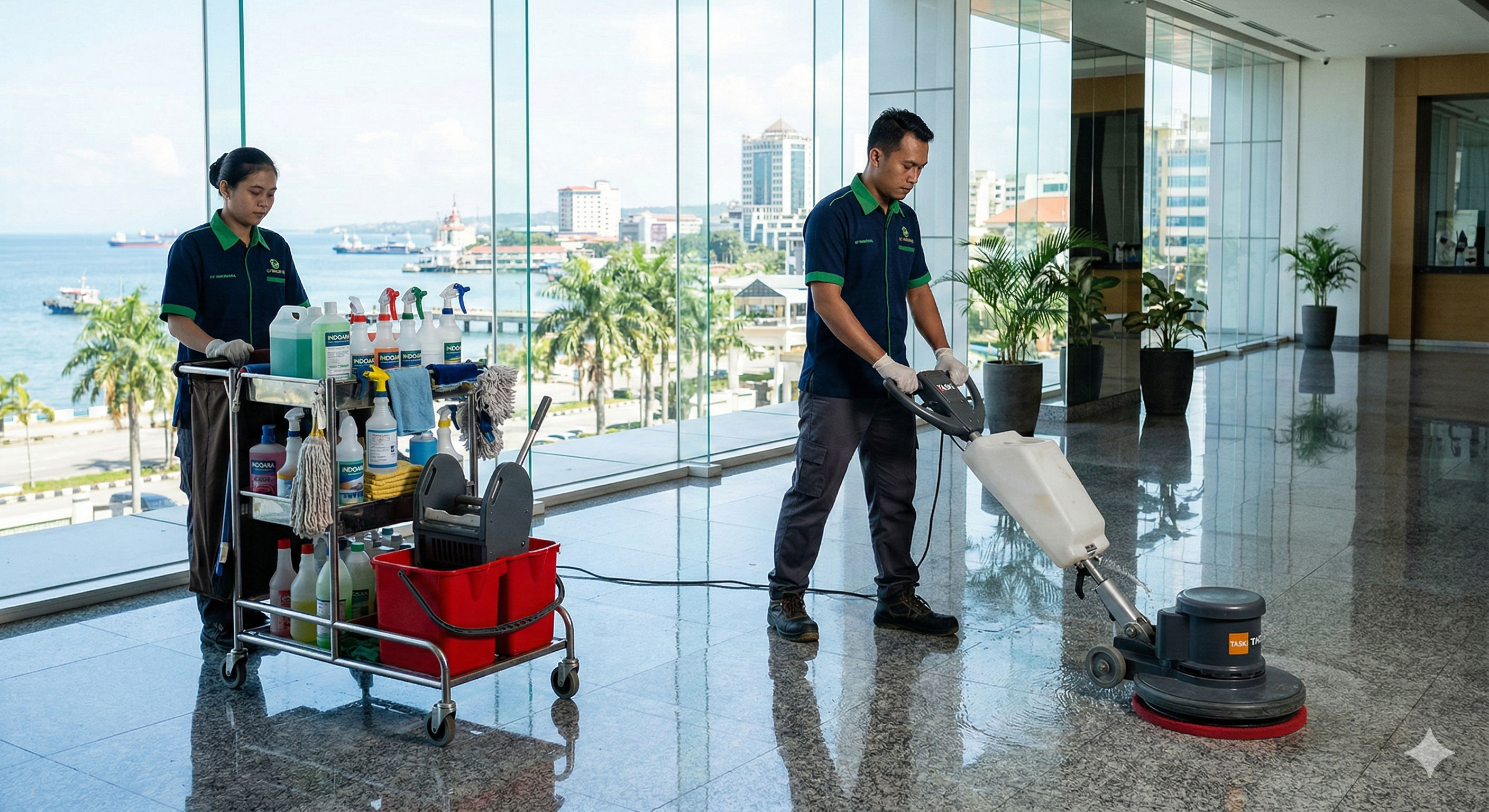 Supplier alat kebersihan IKN dan Mesin Polisher Balikpapan